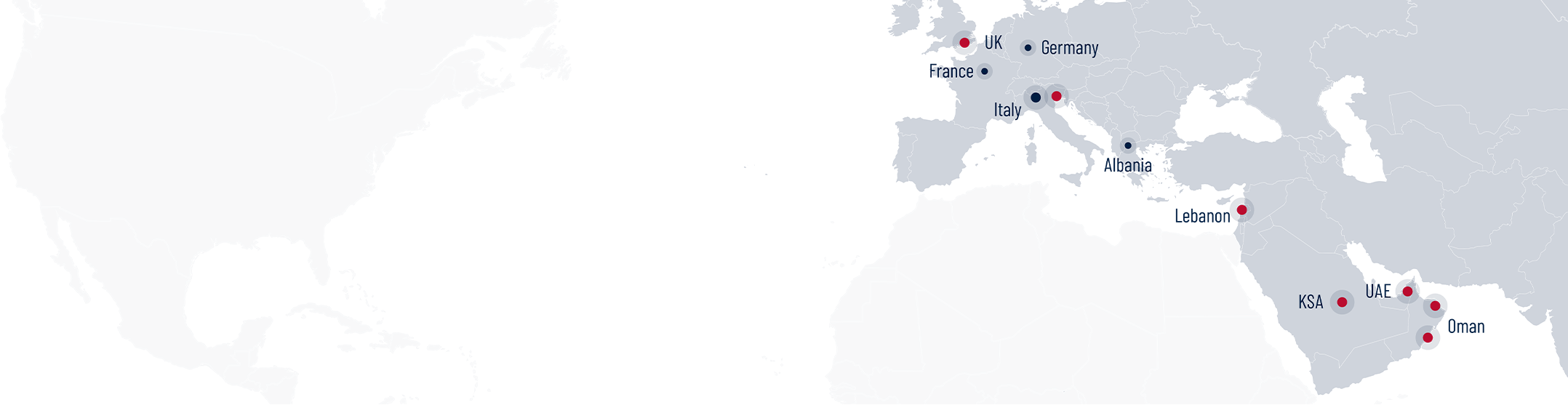 Map of F&M international offices and branch locations worldwide